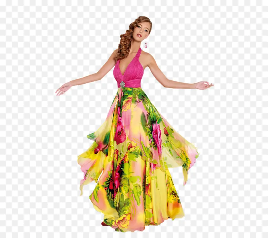 Vestido De Festa，Vestido PNG