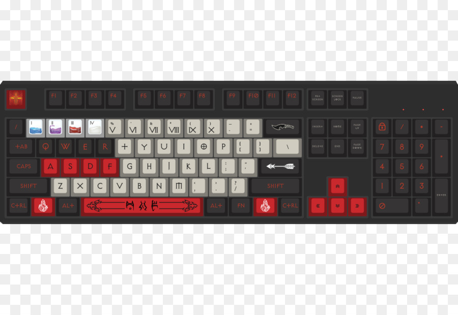 Teclado，Chaves PNG