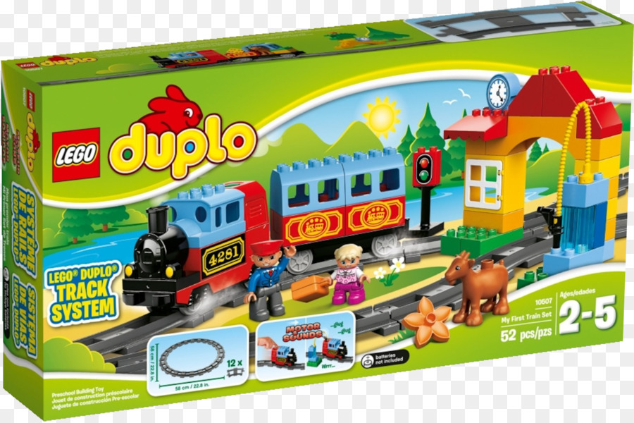 De Trem，Lego 10507 Duplo Meu Primeiro Trem Definido PNG