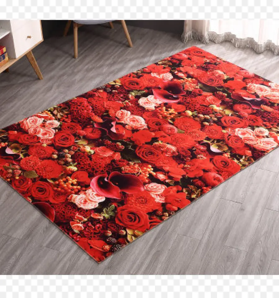 Tapete Floral Vermelho，Flores PNG