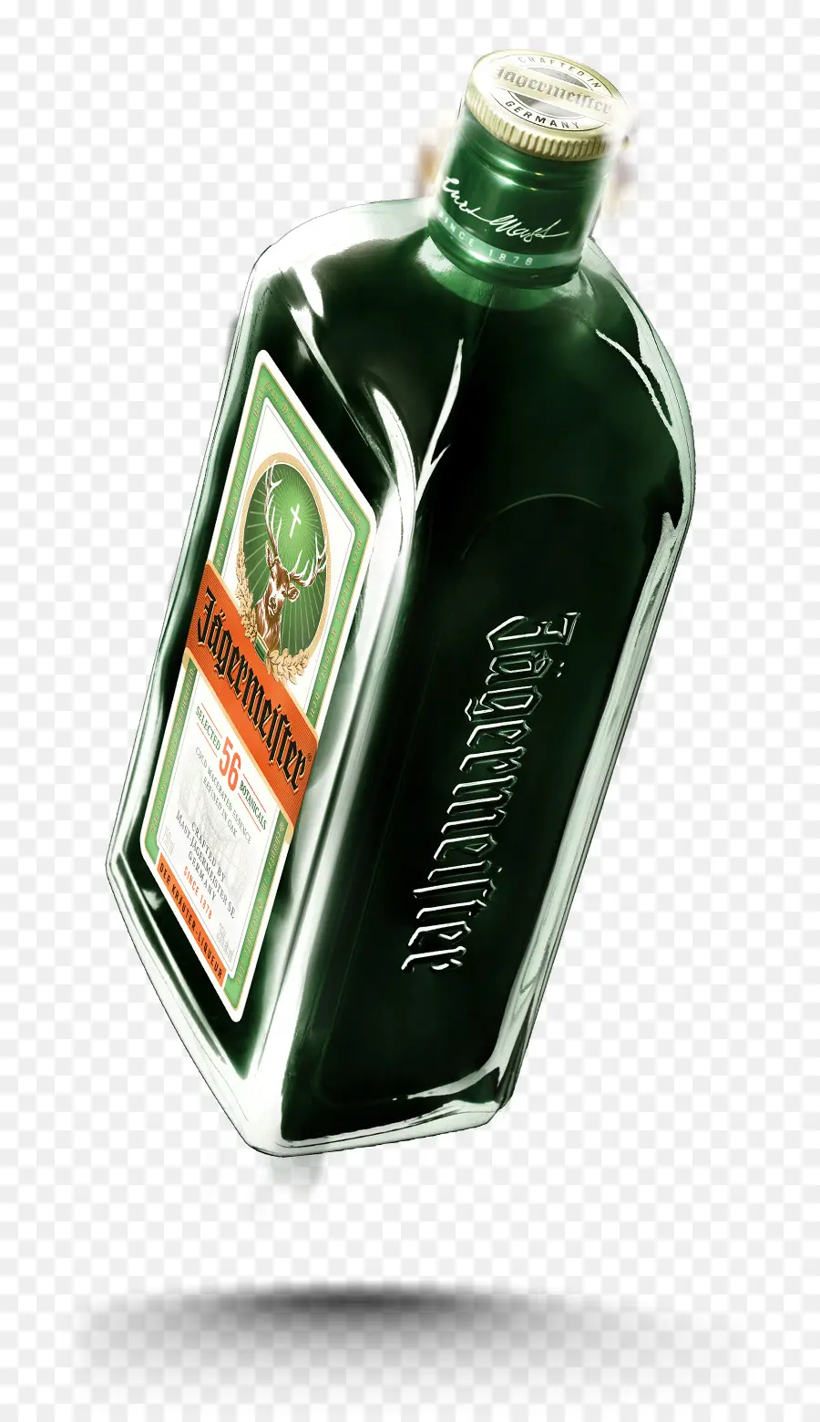 Garrafa Jägermeister，Licor PNG