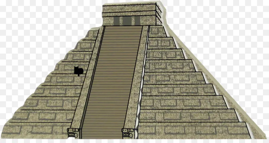 Fachada，El Castillo De Chichen Itza PNG