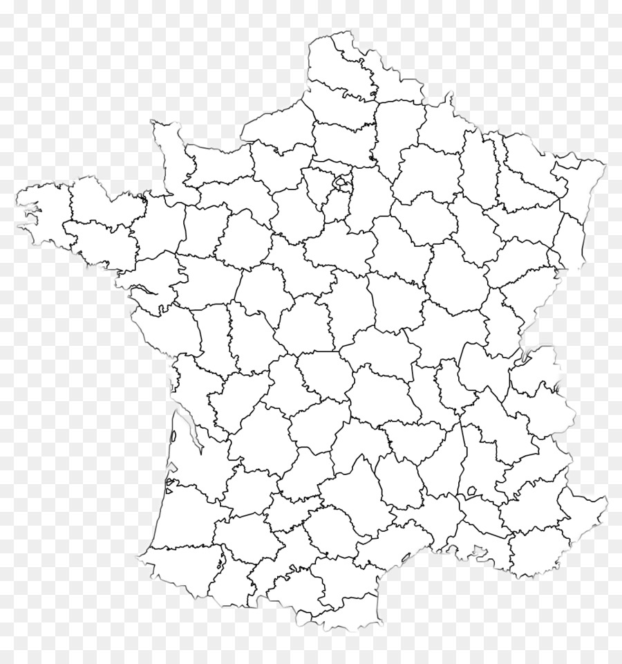 Mapa Da França，Regiões PNG