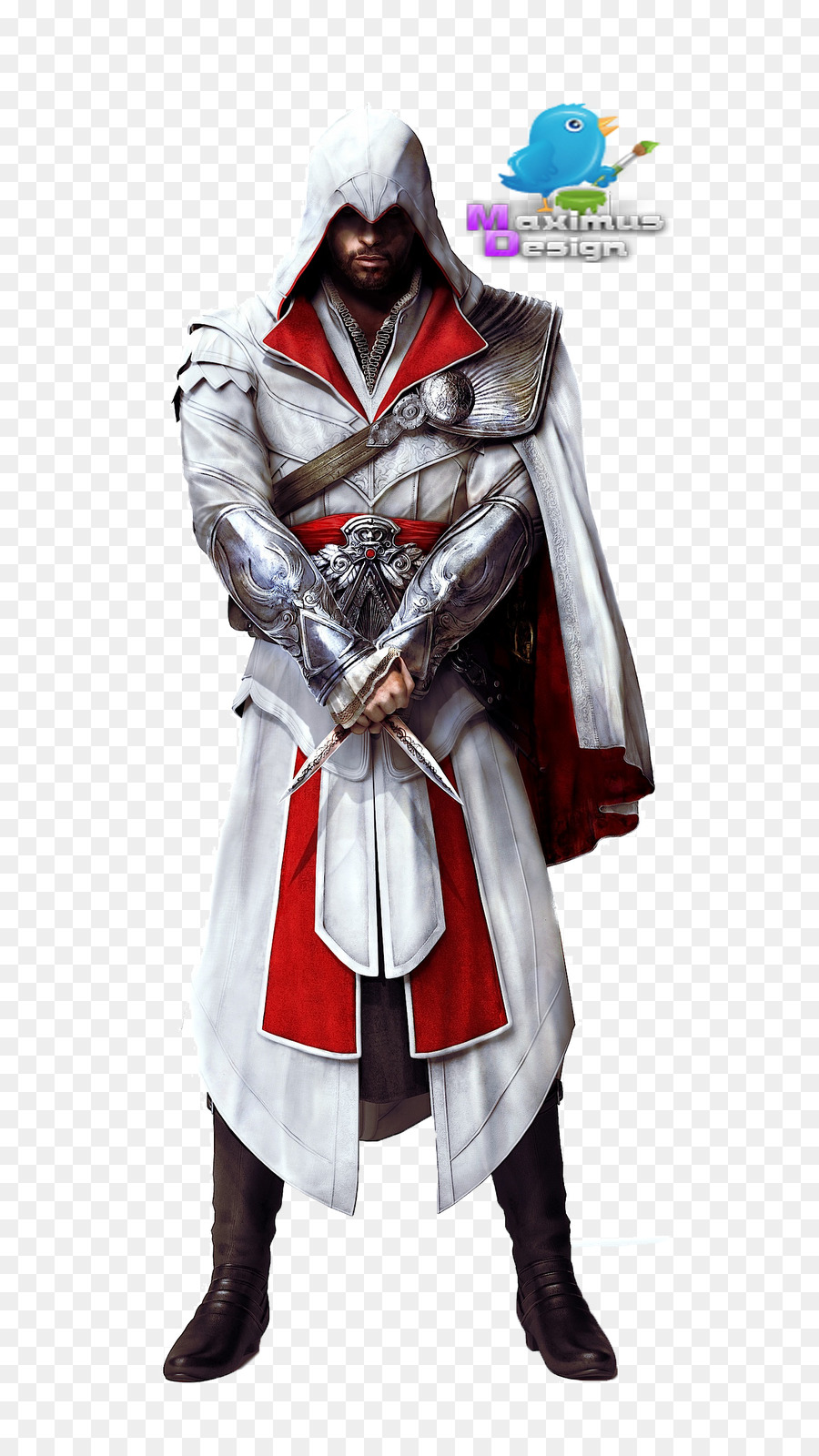 Personagem Com Capuz Branco，Assassino PNG