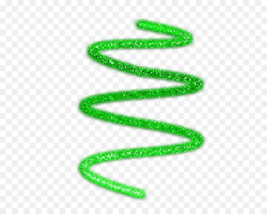 Espiral De Glitter Verde，Brilhar PNG