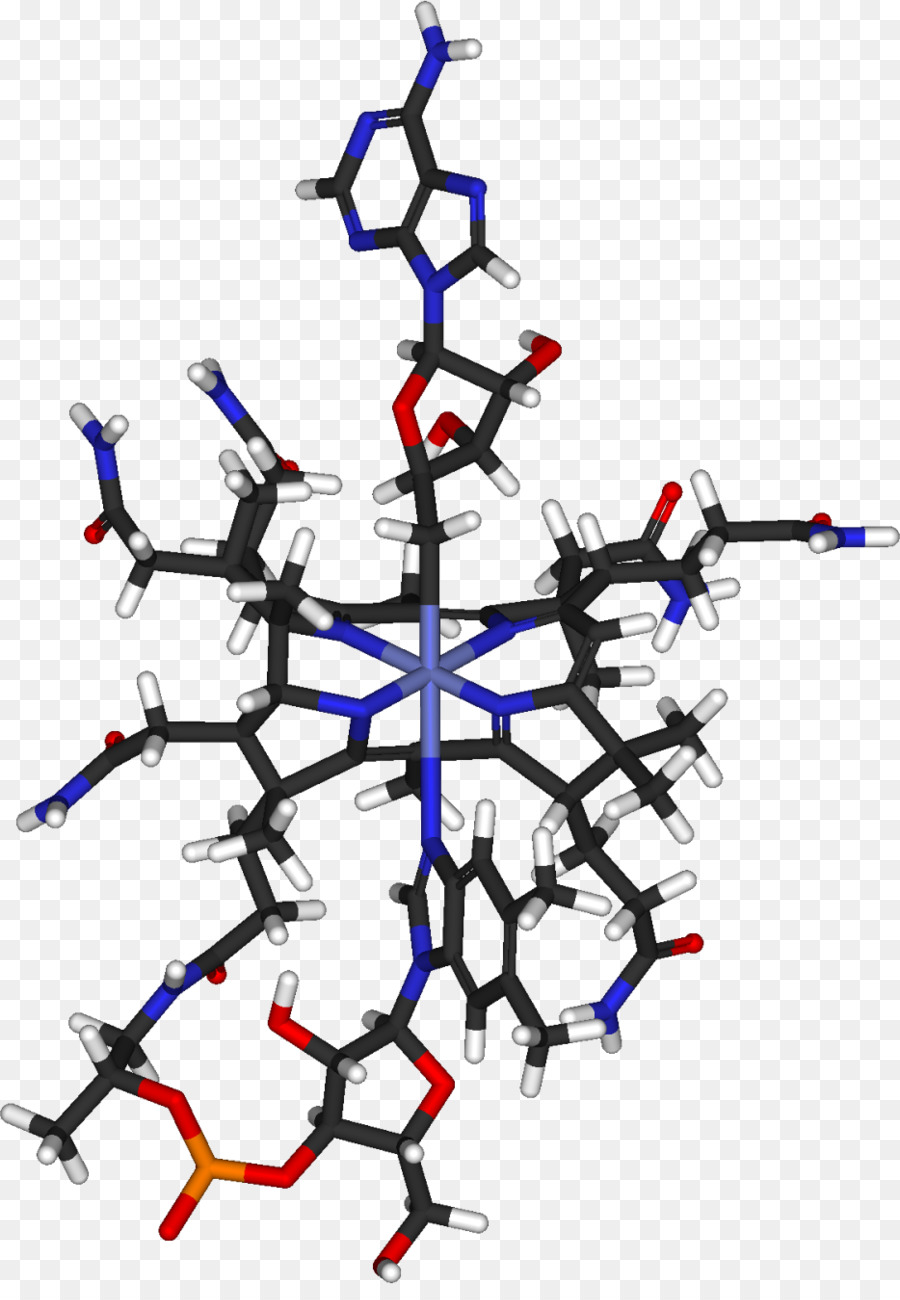 Adenosylcobalamin，A Vitamina B12 PNG