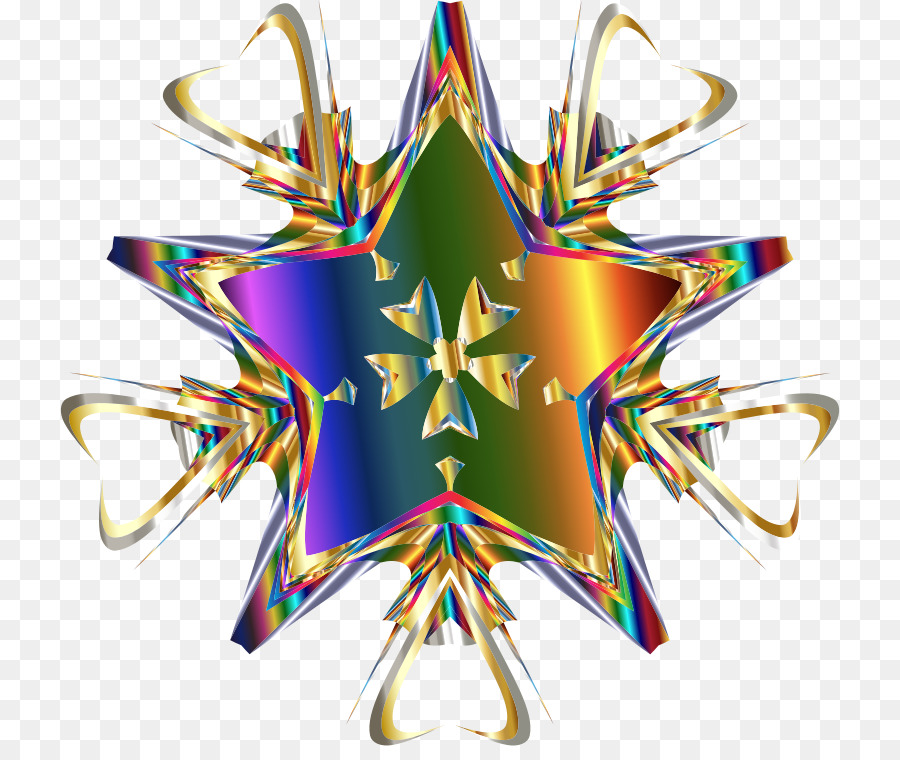 Estrela Colorida，Arco íris PNG