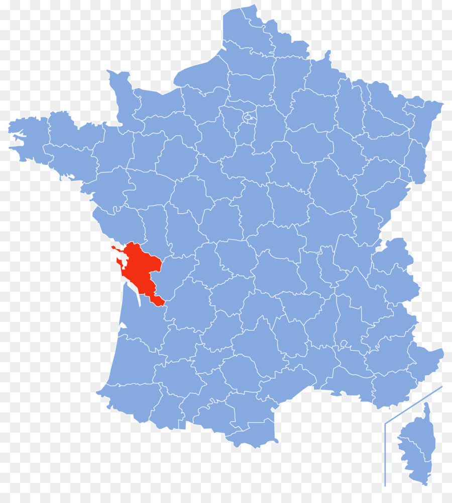 Mapa Da França，País PNG