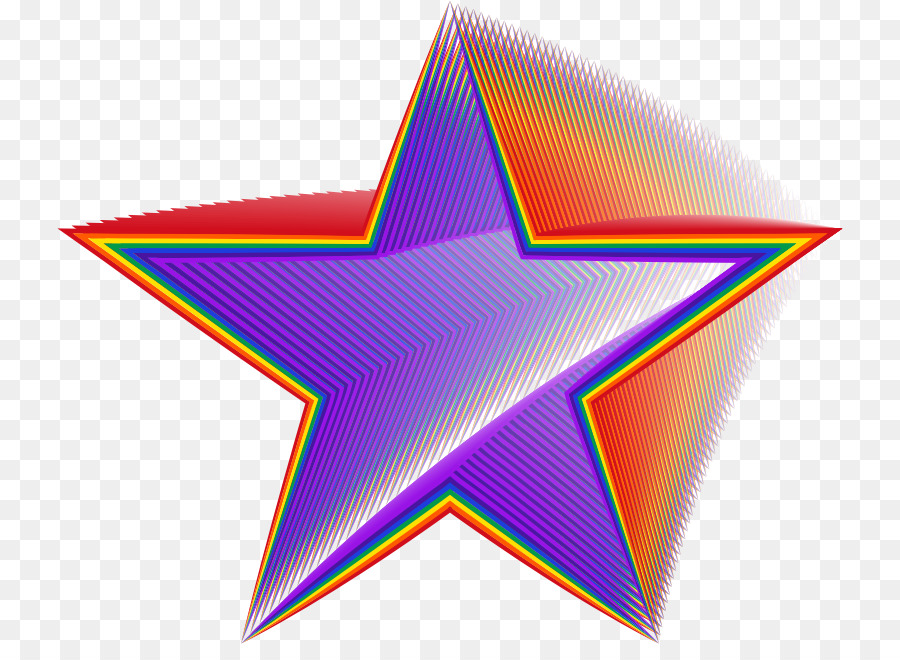 Estrela Colorida，Forma PNG