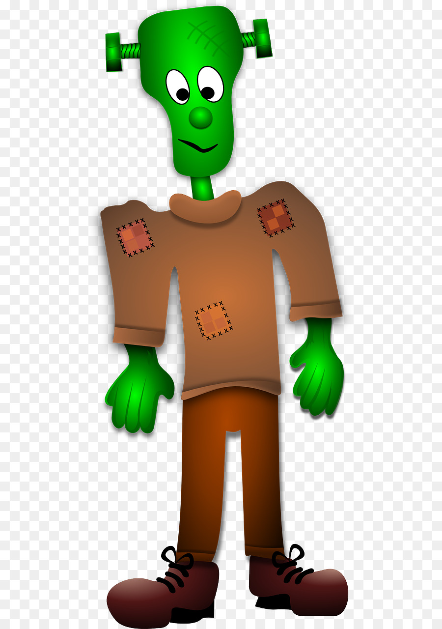 Personagem De Desenho Animado Verde，Verde PNG