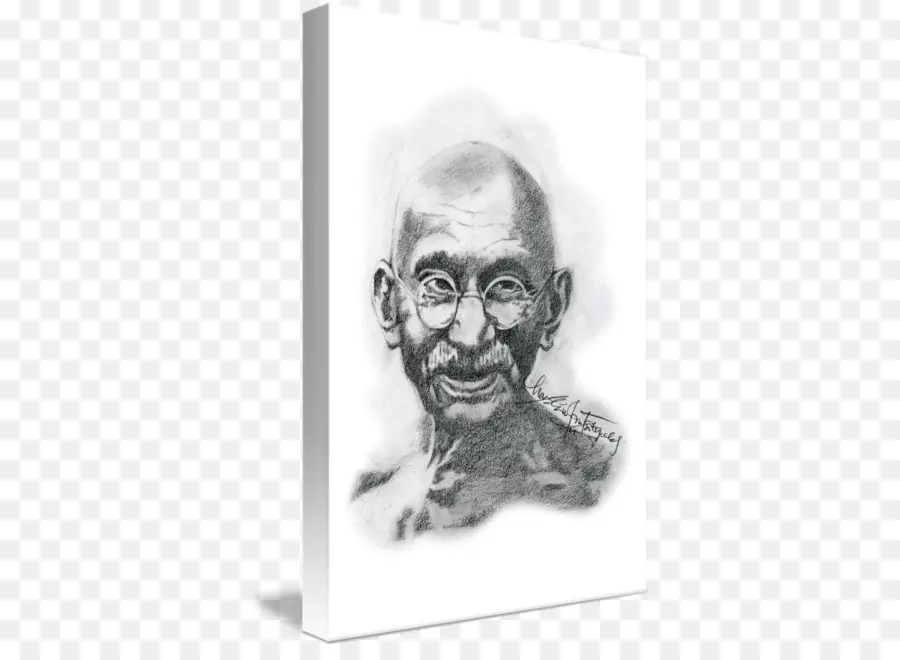 Esboço De Gandhi，Desenho PNG