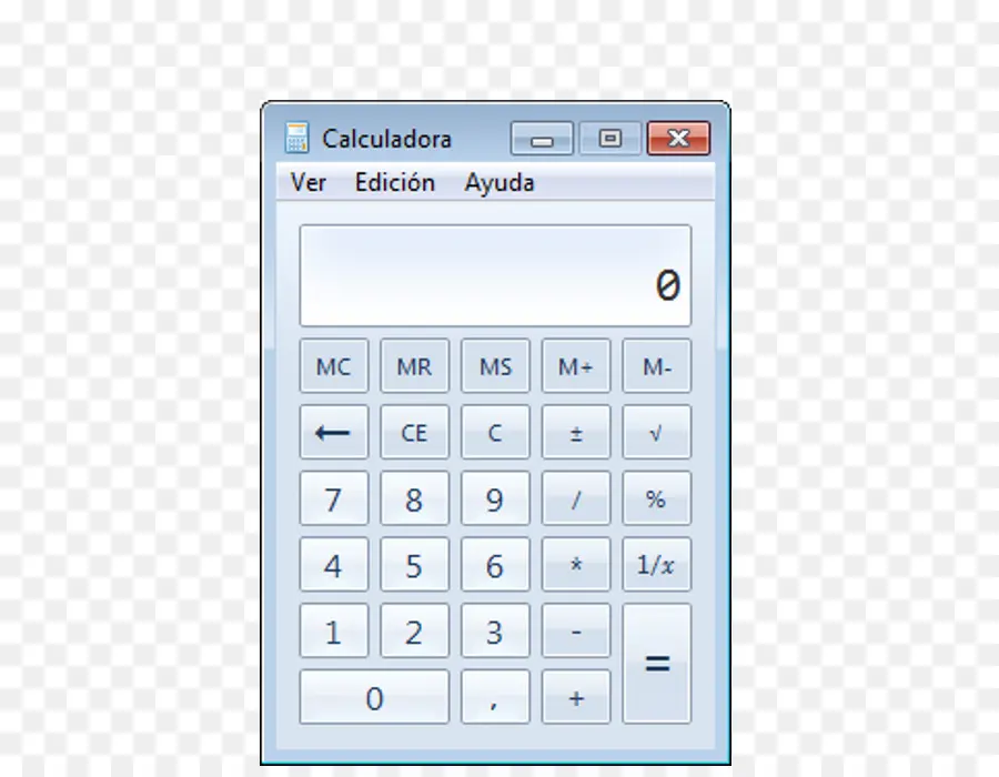 Calculadora Do Windows，Windows 7 PNG