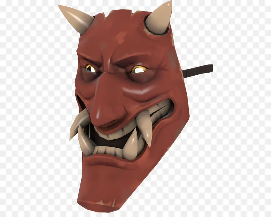 Máscara Demoníaca，Vermelho PNG