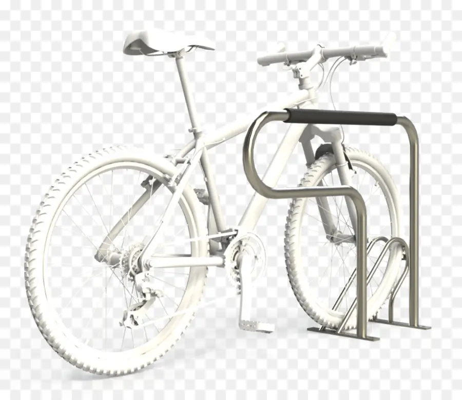 Bicicleta Com Rack，Estacionamento PNG