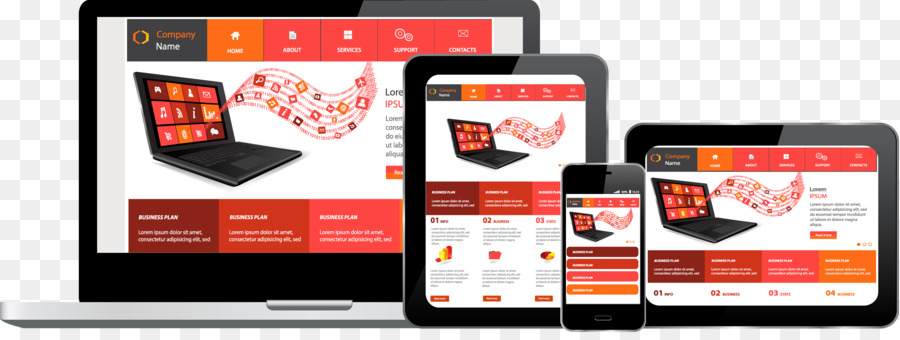 Responsive Web Design，Desenvolvimento Web PNG