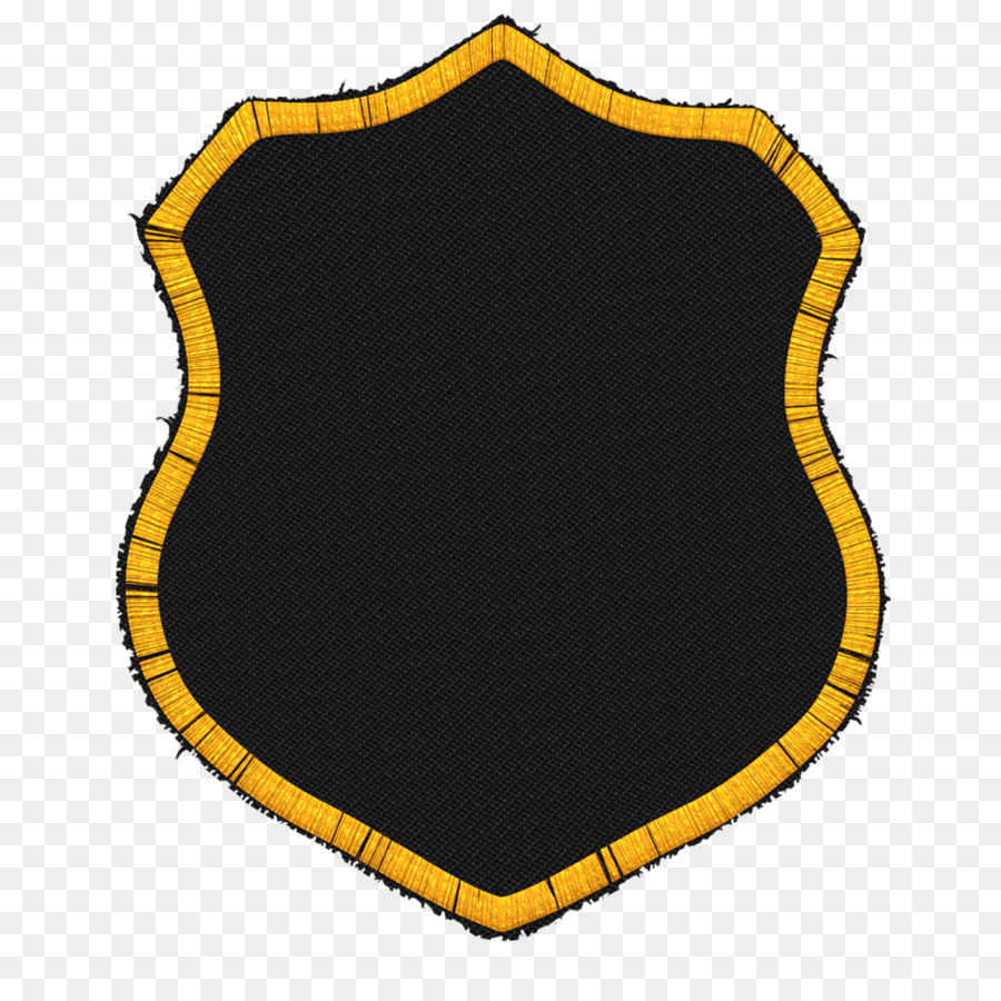 Patch De Octógono Preto，Emblema PNG