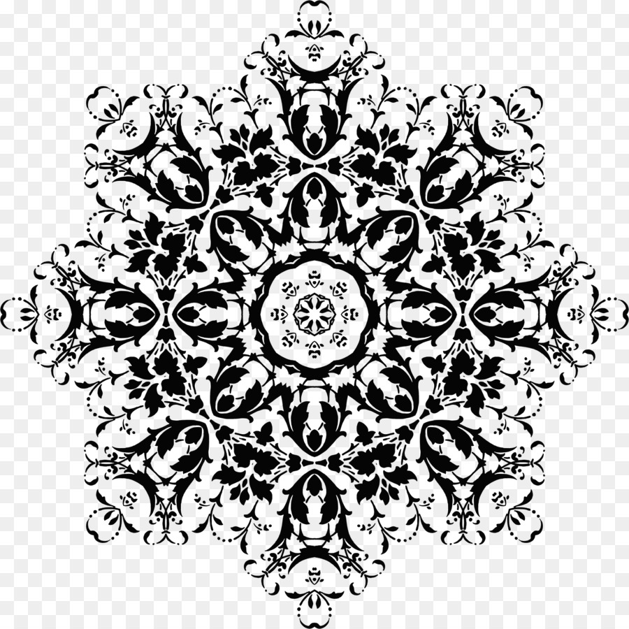 Mandala Negra，Padrão PNG