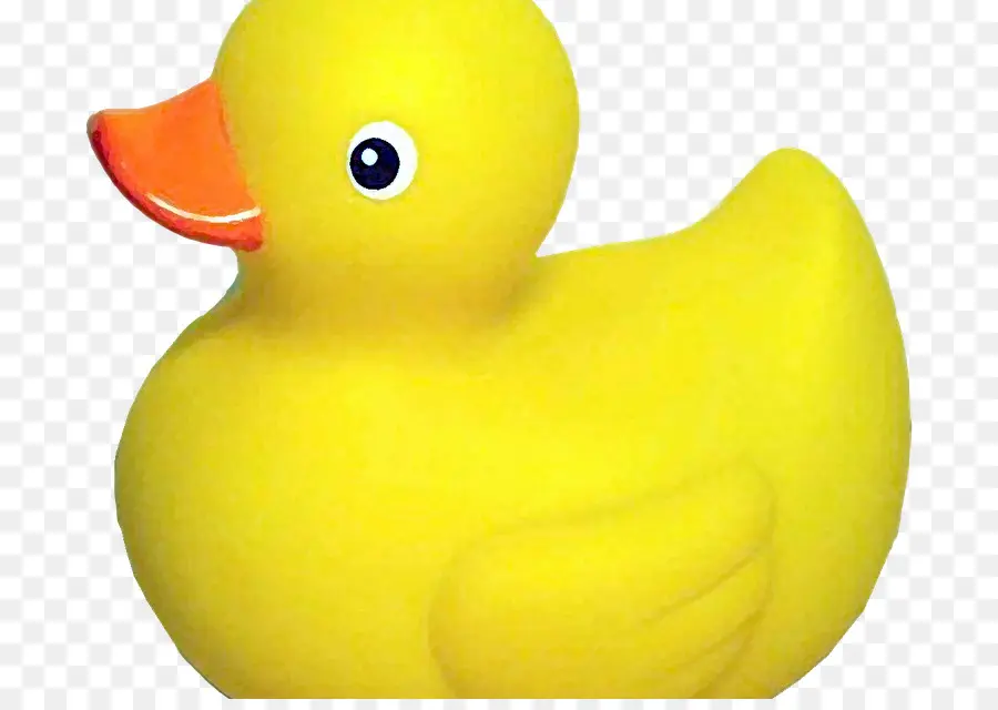 Pato De Borracha Amarelo，Banho PNG