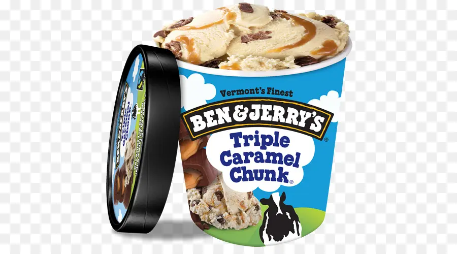 Pedaço De Caramelo Triplo，Ben Jerry's PNG