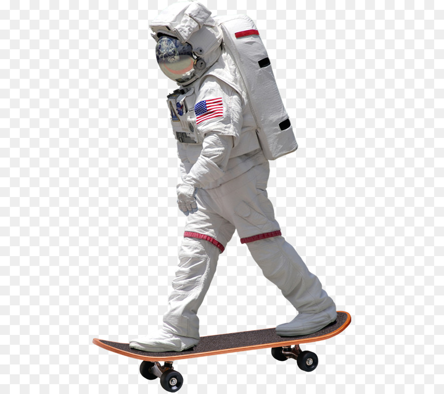 Astronauta No Skate，Traje Espacial PNG