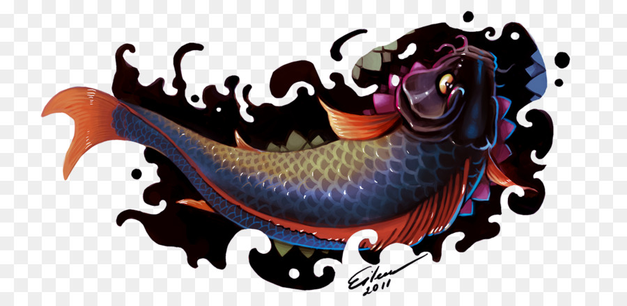 Tatuagem De Peixe，Tatuagem PNG