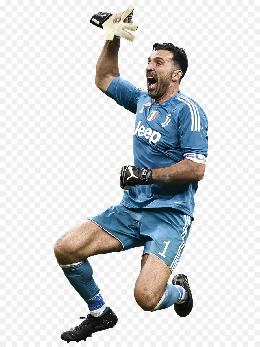 Goleiro Com Camisa Azul，Futebol PNG