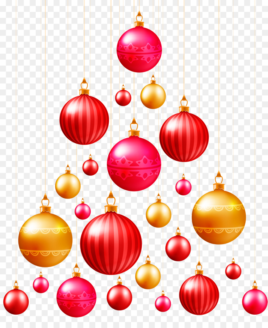 Enfeites De Natal，Vermelho PNG