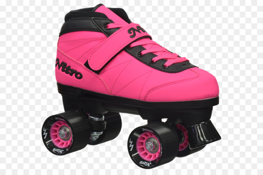 Patins Rosa，Patinando PNG