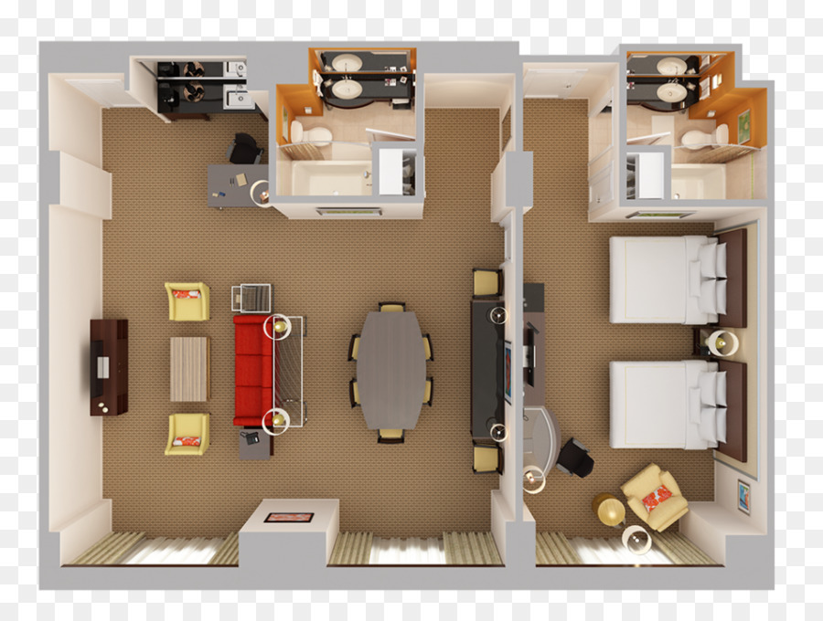 Layout Do Apartamento，Quartos PNG