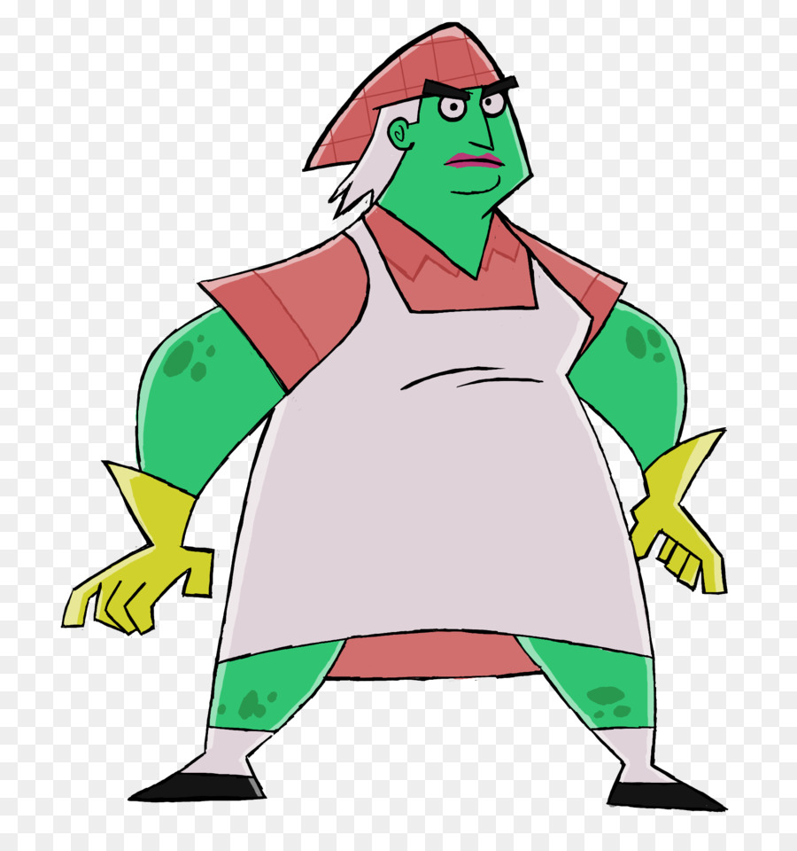 Personagem De Desenho Animado，Verde PNG