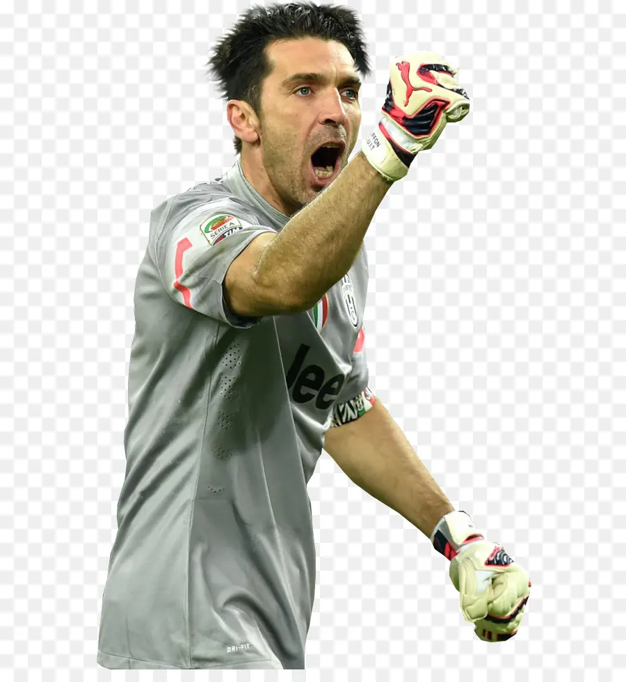 Goleiro Com Camisa Cinza，Futebol PNG