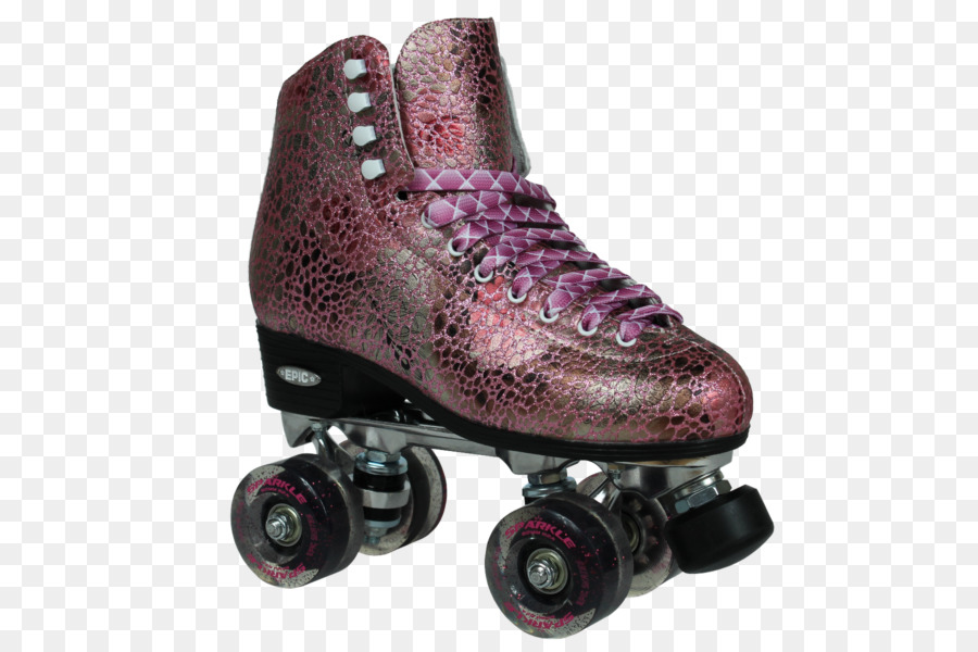 Patins Brancos，Cadarços Rosa PNG