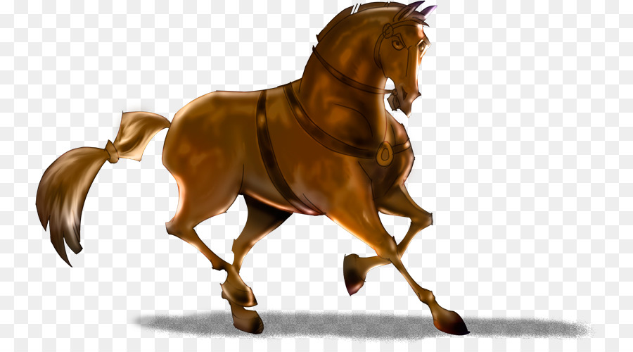 Cavalo Marrom，Correndo PNG