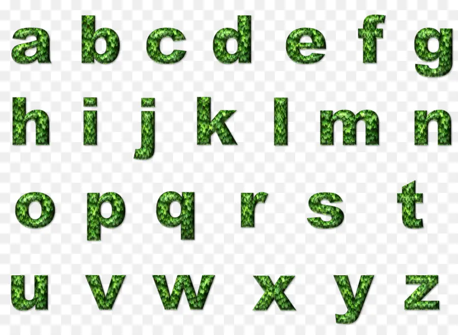 Letras Do Alfabeto Verde，Cartas PNG