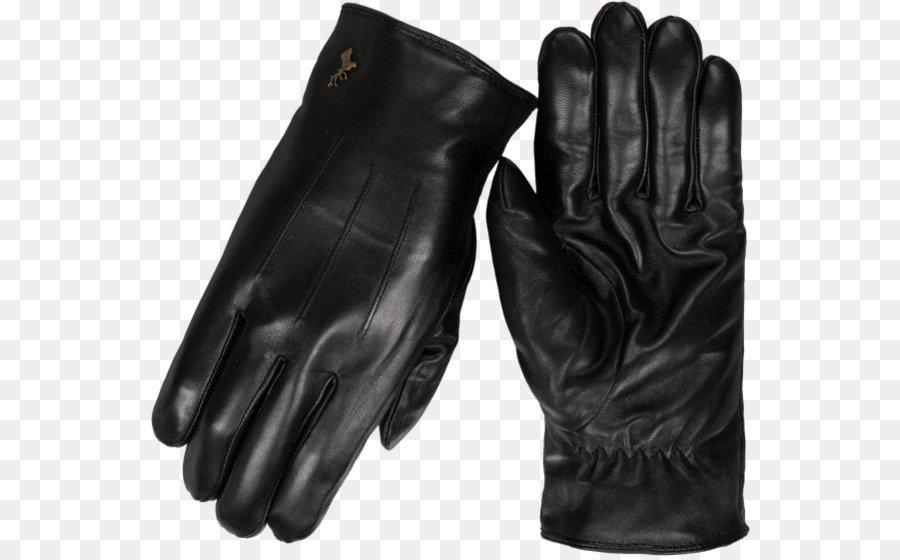 Luvas De Couro Preto，Couro PNG