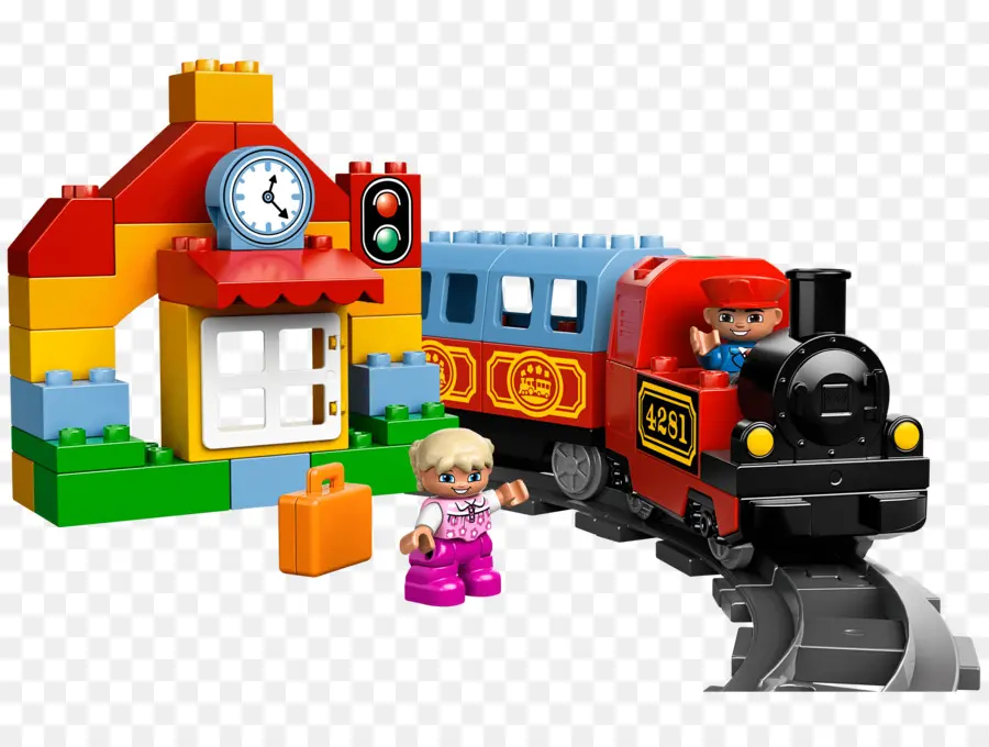 De Trem，Lego 10507 Duplo Meu Primeiro Trem Definido PNG