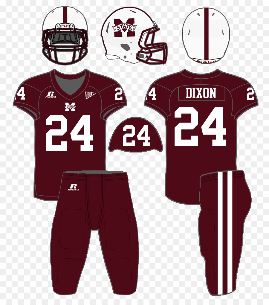 Jersey，Mississippi State Bulldogs Futebol PNG