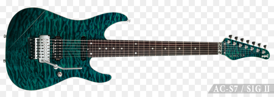 Guitarra Elétrica Verde，Cordas PNG