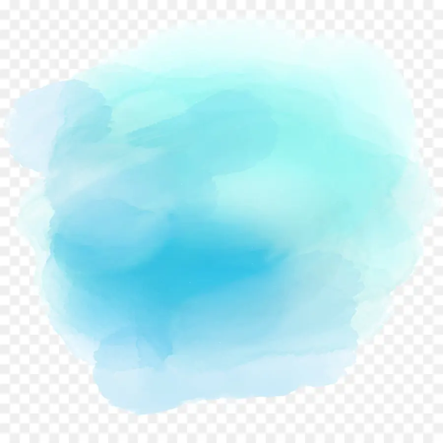 Aquarela Azul，Pintar PNG