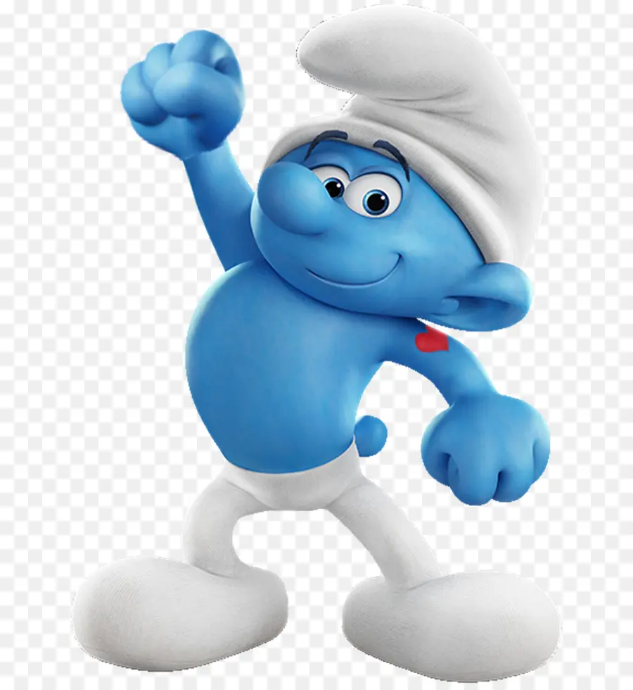 Personagem Smurf，Azul PNG