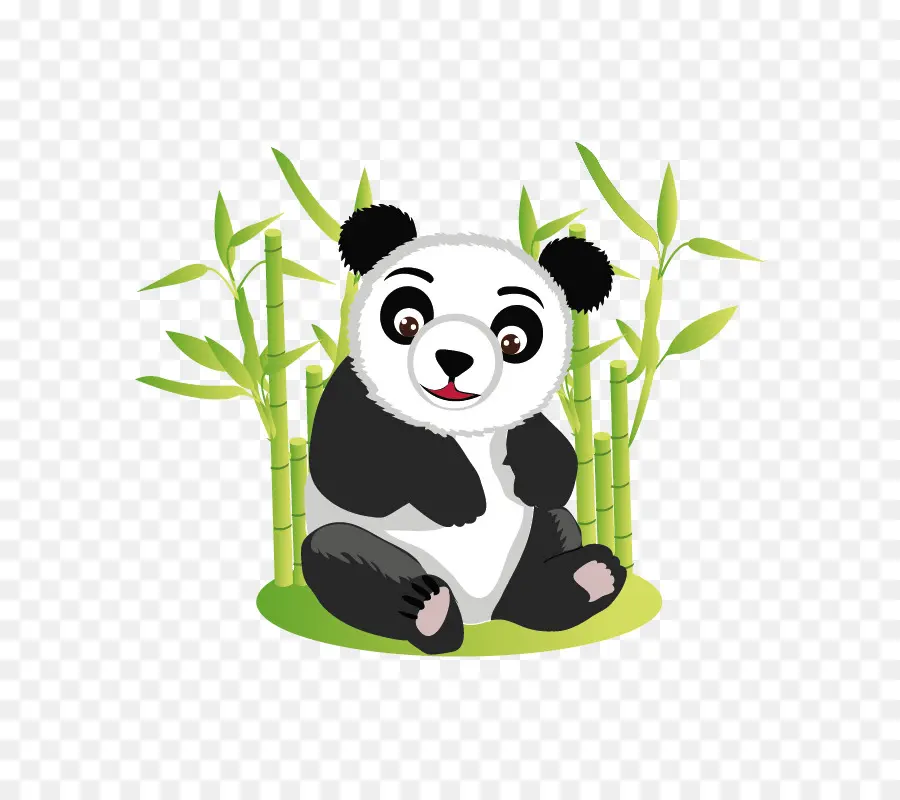 Panda Gigante，Panda Vermelho PNG