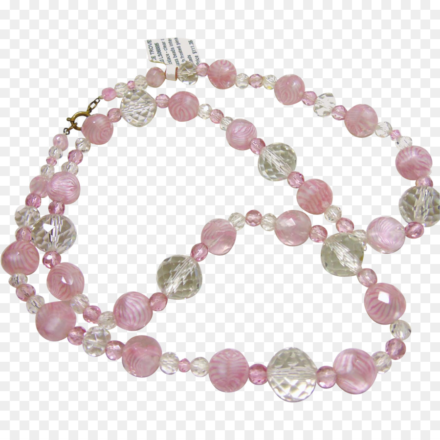 Colar De Miçangas Rosa，Acessórios PNG