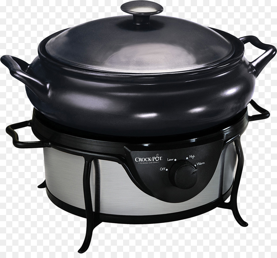 Lenta Fogões，Crockpot Sc7500iuk Refogue Panela Eléctrica 47l Metalizado PNG