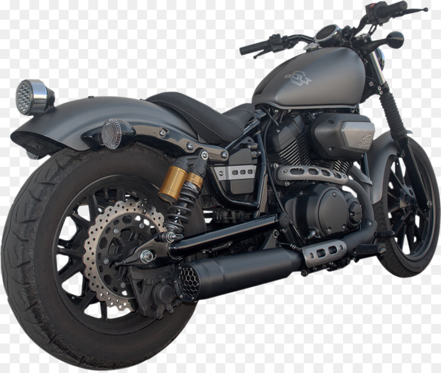 A Yamaha Bolt，Sistema De Exaustão PNG