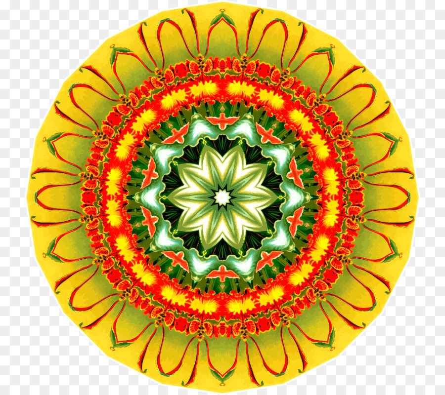 Mandala，Colorido PNG