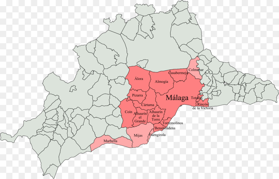 Mapa Málaga，Região PNG