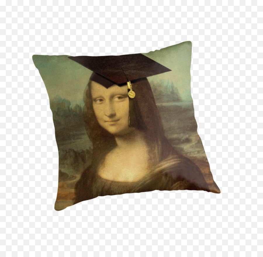 Mona Lisa，Lançar Travesseiros PNG