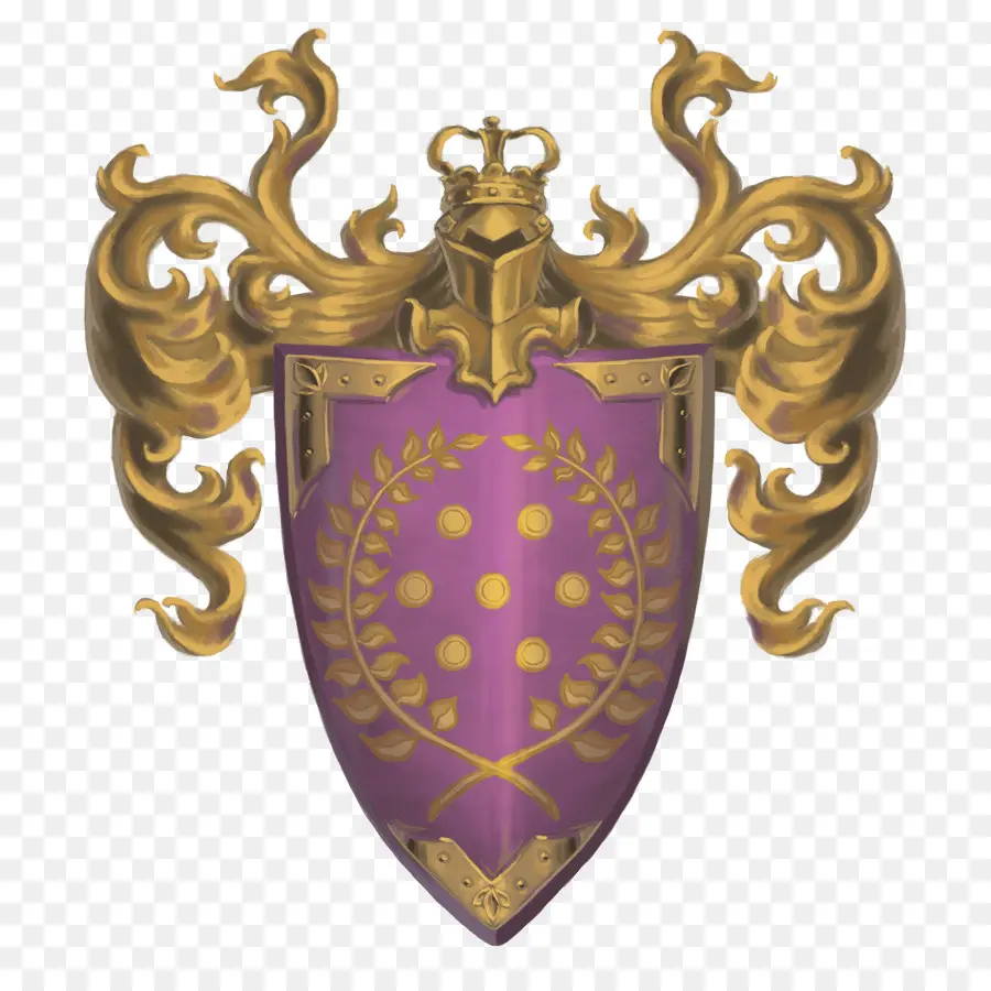 Escudo，Roxo PNG