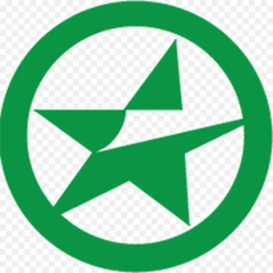 Logotipo Da Estrela Verde，Círculo PNG