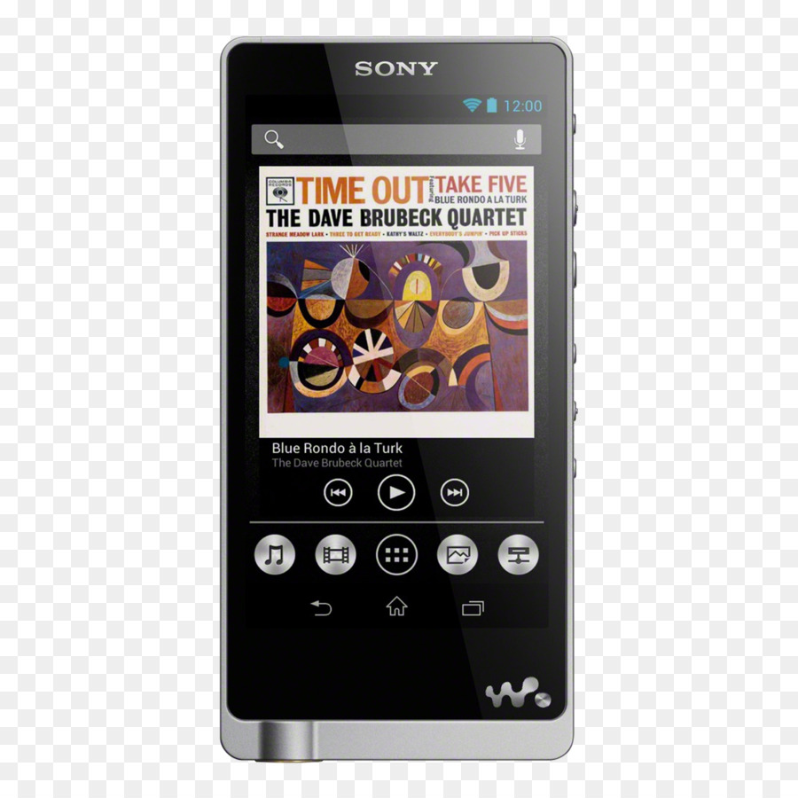 áudio Digital，Sony Walkman Nwzzx1 PNG